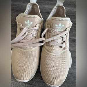 Women’s Adidas Beige & White Athletic Sneakers